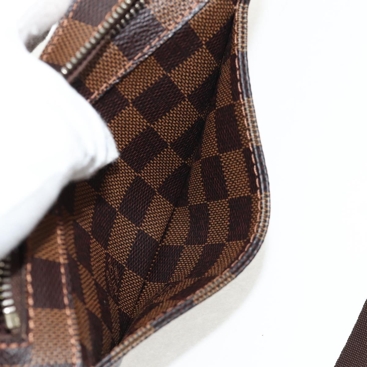 Louis Vuitton Geronimos Waist Bag Damier, BROWN, CANVAS, Travel bag