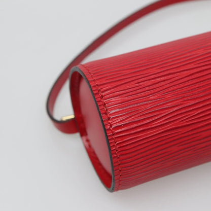 Louis Vuitton Soufflot Pochette Epi Leather, RED, LEATHER, Clutche & pouche