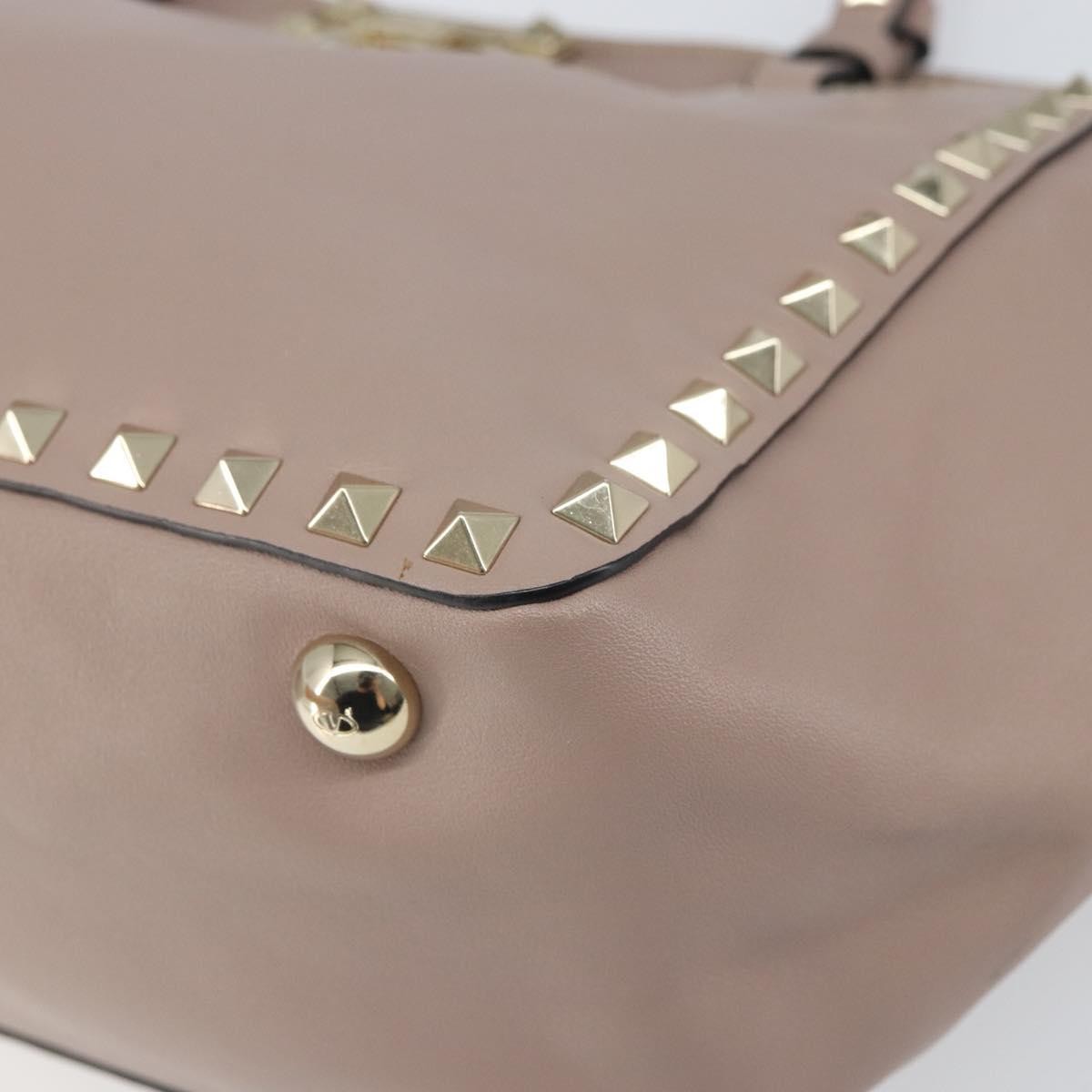 Valentino Garavani Rockstud Tote Soft Leather, PINK, LEATHER, Tote bag