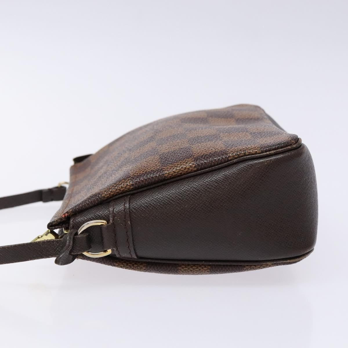Louis Vuitton Trousse Make Up Bag Damier, BROWN, CANVAS, Clutche & pouche