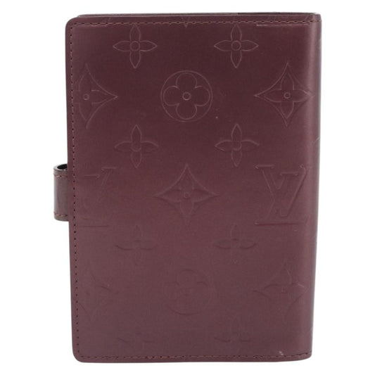 Louis Vuitton Agenda Cover Monogram Canvas, Purple, Canvas, Clutch