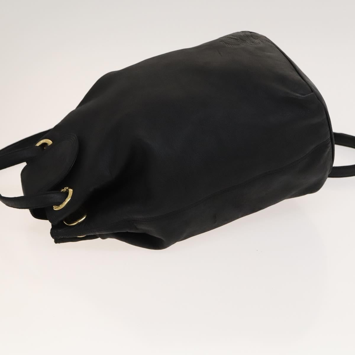 Loewe Anagram Shoulder Bag Leather, Black, Leather, Shoulder Bag