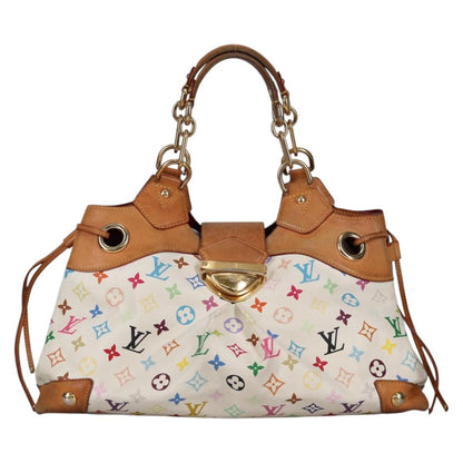 Louis Vuitton Ursula Handbag Monogram Multicolor, WHITE, CANVAS, Handbag