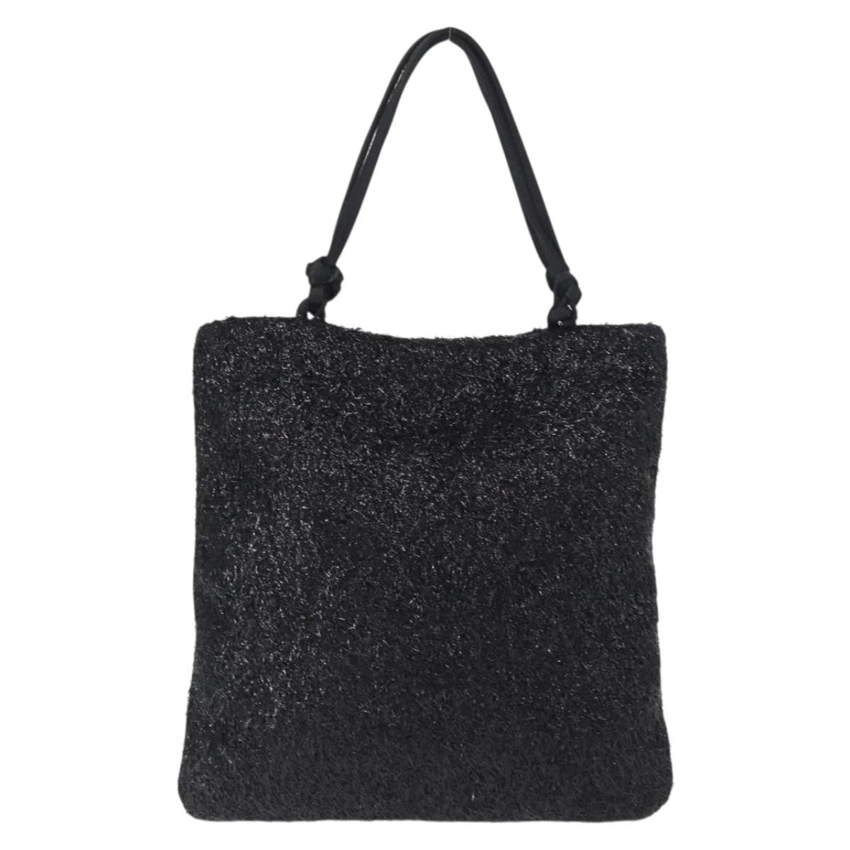 Prada Vintage Tote Nylon, Black, Nylon, Tote Bag