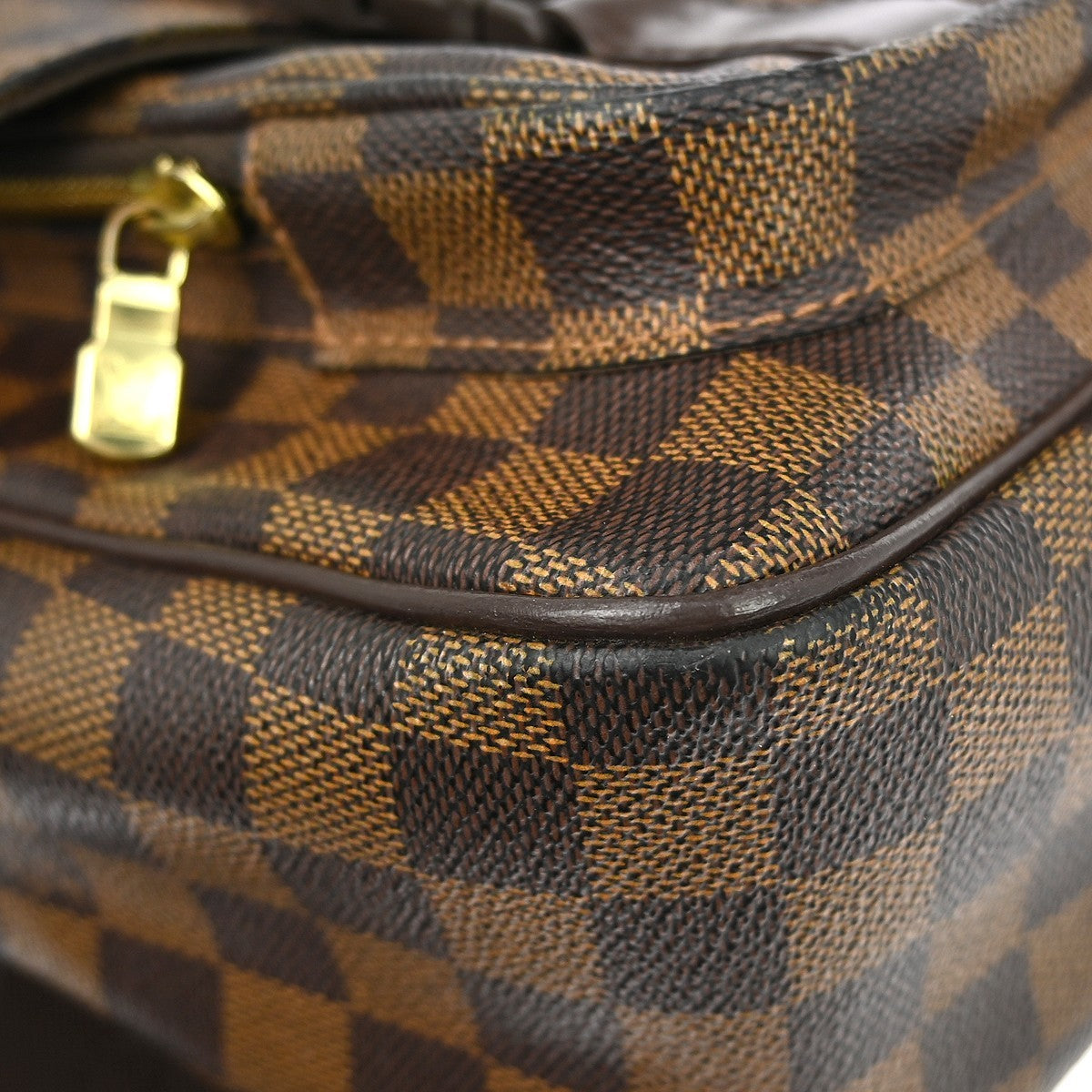 Louis Vuitton Melville Messenger Bag Damier, BROWN, CANVAS, Shoulder bag