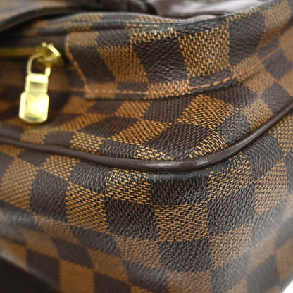 Louis Vuitton Melville Messenger Bag Damier, BROWN, CANVAS, Shoulder bag