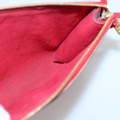Louis Vuitton Pochette Accessoires Epi Leather, RED, LEATHER, Clutche & pouche