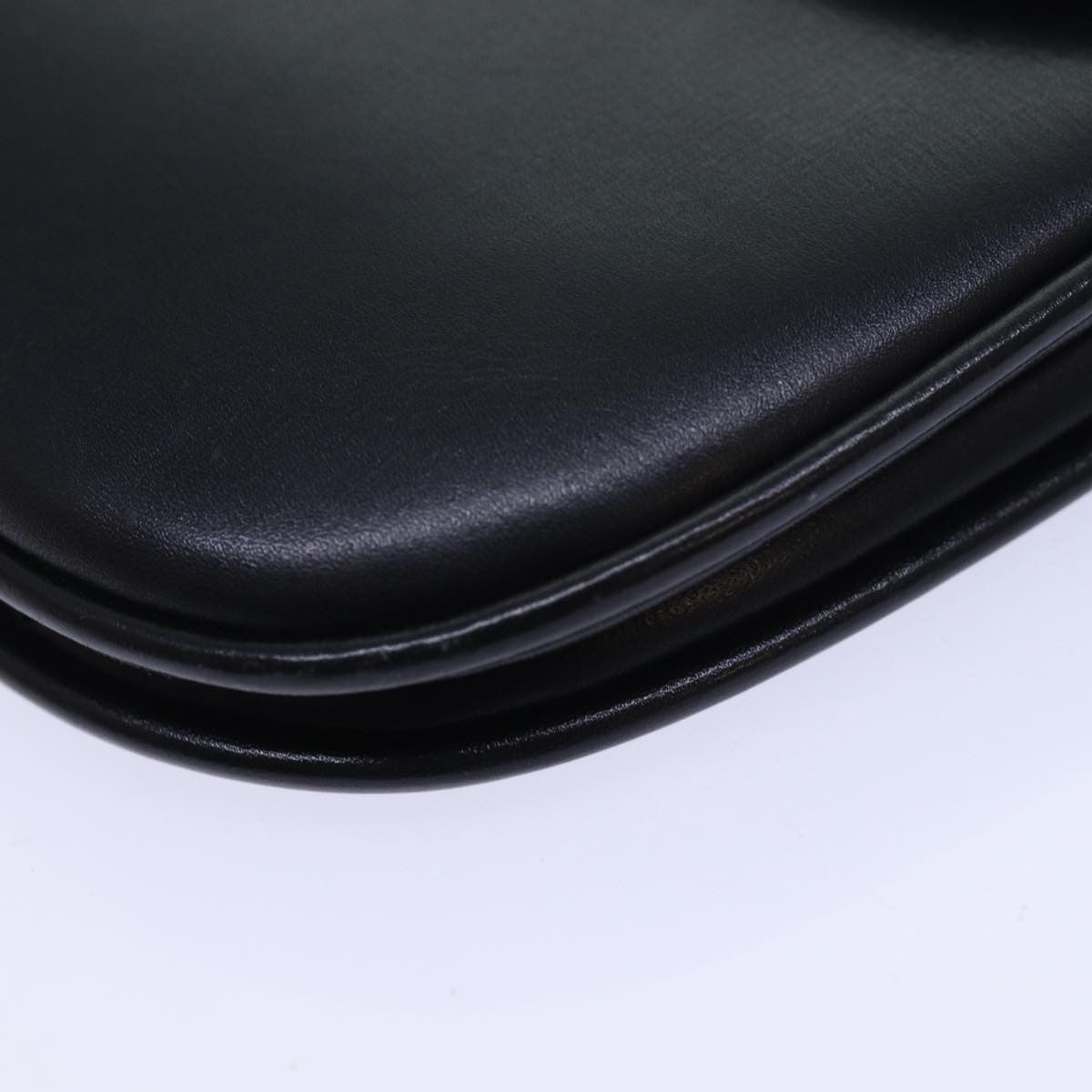 Bally Vintage Shoulder Bag Leather, Black, Leather, Shoulder Bag