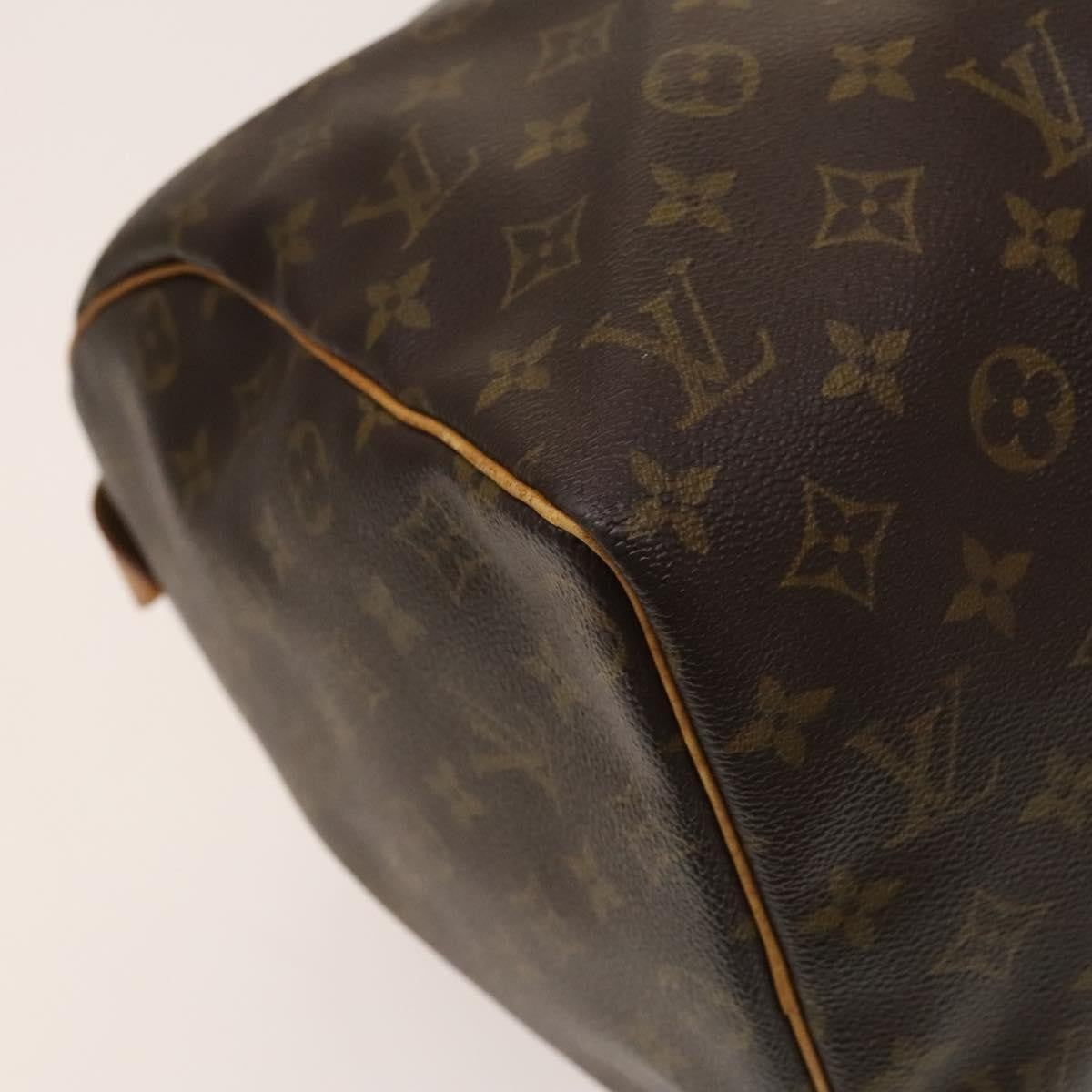 Louis Vuitton Keepall Bag Monogram Canvas, BROWN, CANVAS, Travel bag