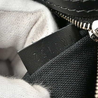 Louis Vuitton Bassano Briefcase Epi Leather, BLACK, LEATHER, Handbag
