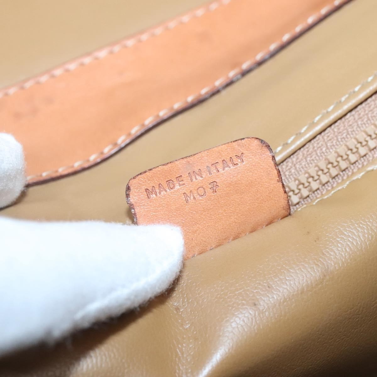 Celine Macadam Shoulder Bag PVC Leather, BEIGE, CANVAS, Shoulder bag