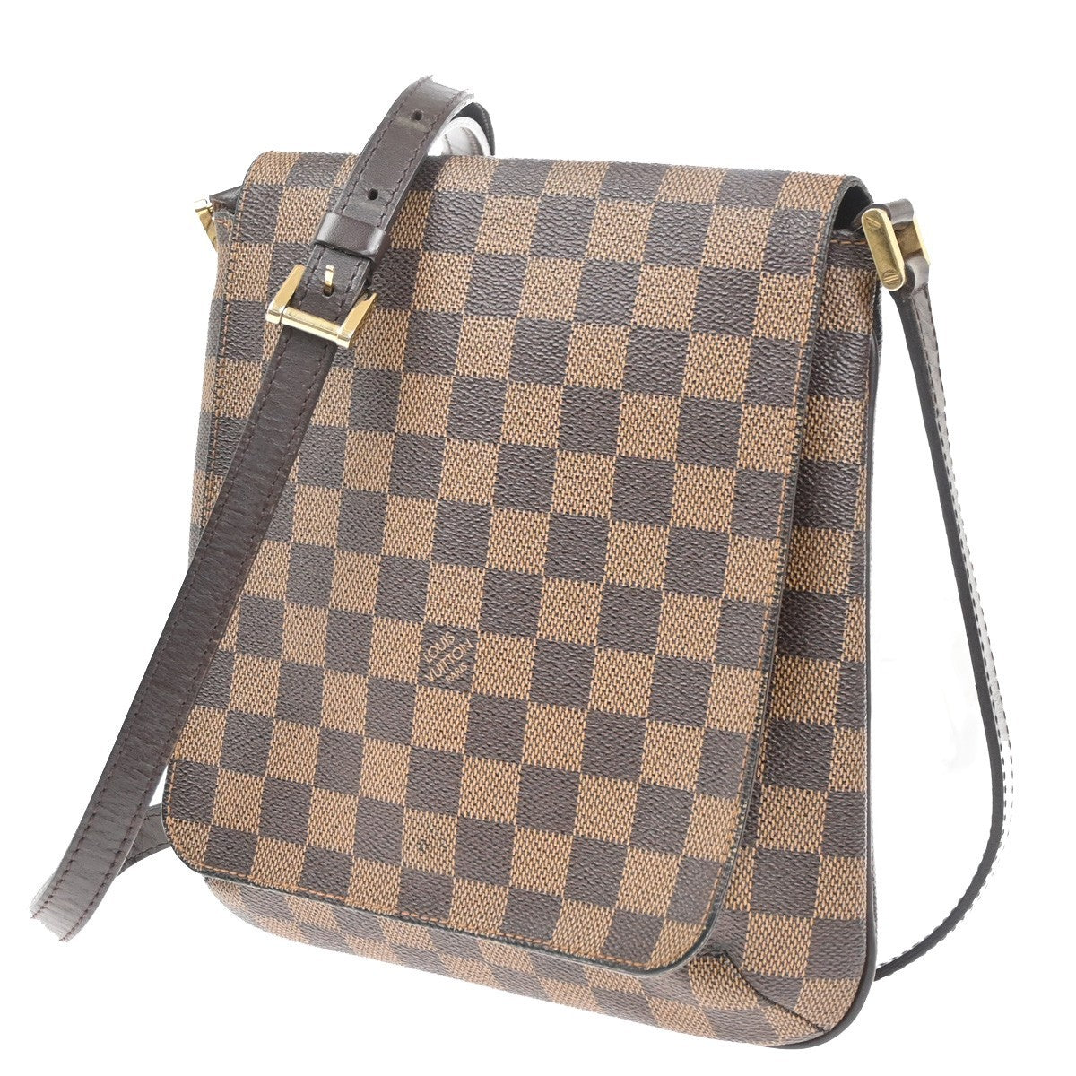 Louis Vuitton Musette Salsa Handbag Damier Canvas, BROWN, CANVAS, Shoulder bag