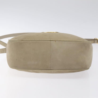 Salvatore Ferragamo Vara Bow camera Shoulder Bag Suede, Beige, Suede, Shoulder Bag