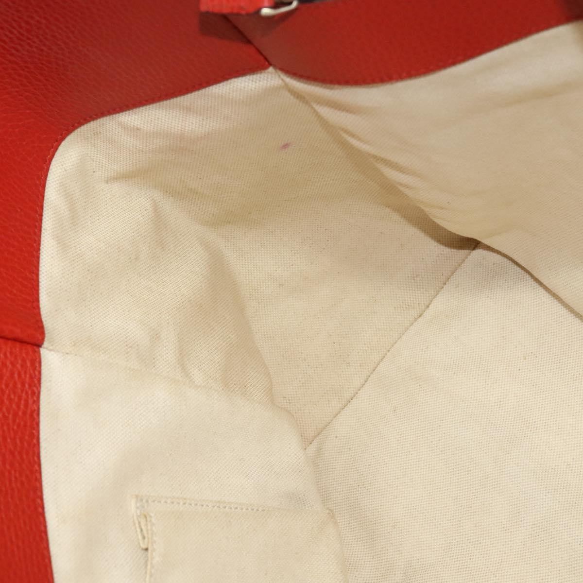 Gucci Swing Tote Leather, RED, LEATHER, Tote bag