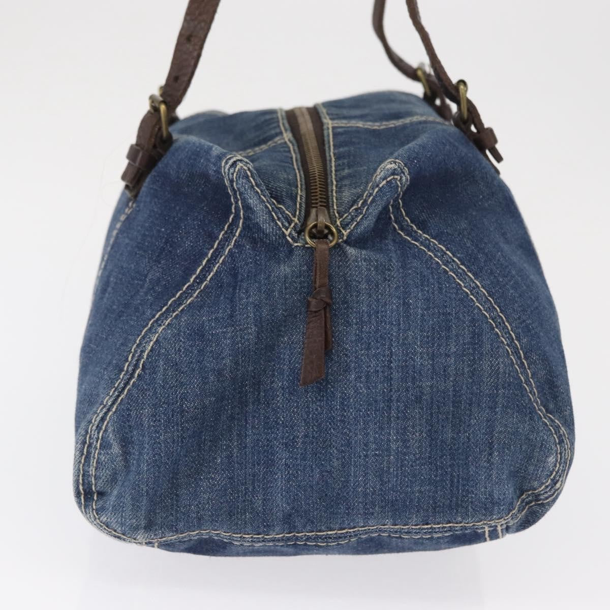 Miu Miu Shoulder Bag Denim, BLUE, CANVAS, Shoulder bag