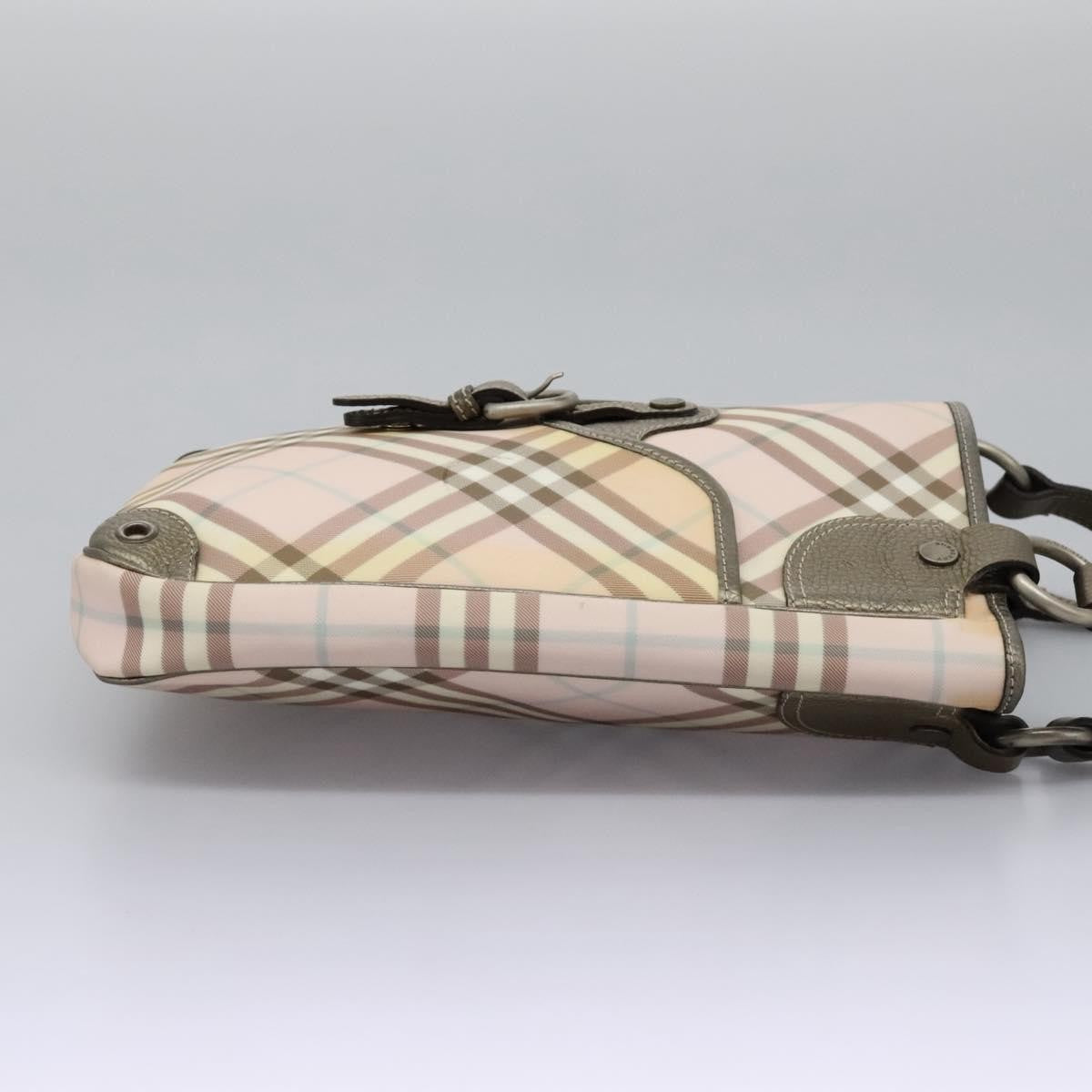 Burberry Nova Check Tote canvas check pattern, PINK, PVC, Tote bag