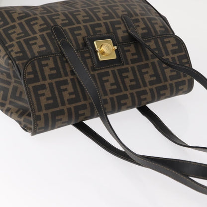 Fendi Zucca Tote bag Canvas, BROWN, PVC, Tote bag