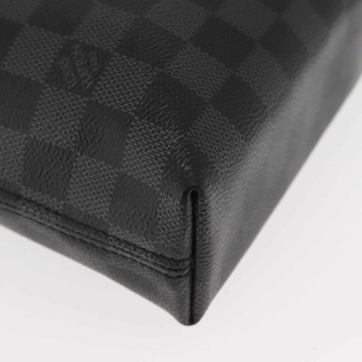 Louis Vuitton Porte-Documents Jour NM Bag Damier Graphite, BLACK, CANVAS, Briefcase