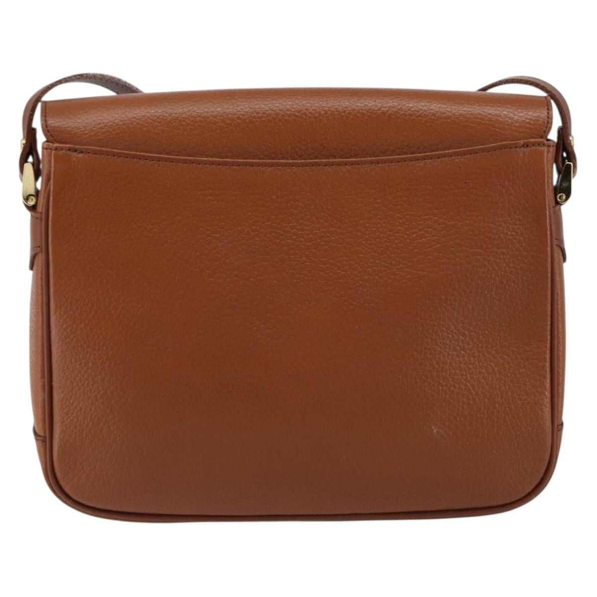 Burberry Vintage Shoulder Bag Leather, BROWN, LEATHER, Shoulder bag
