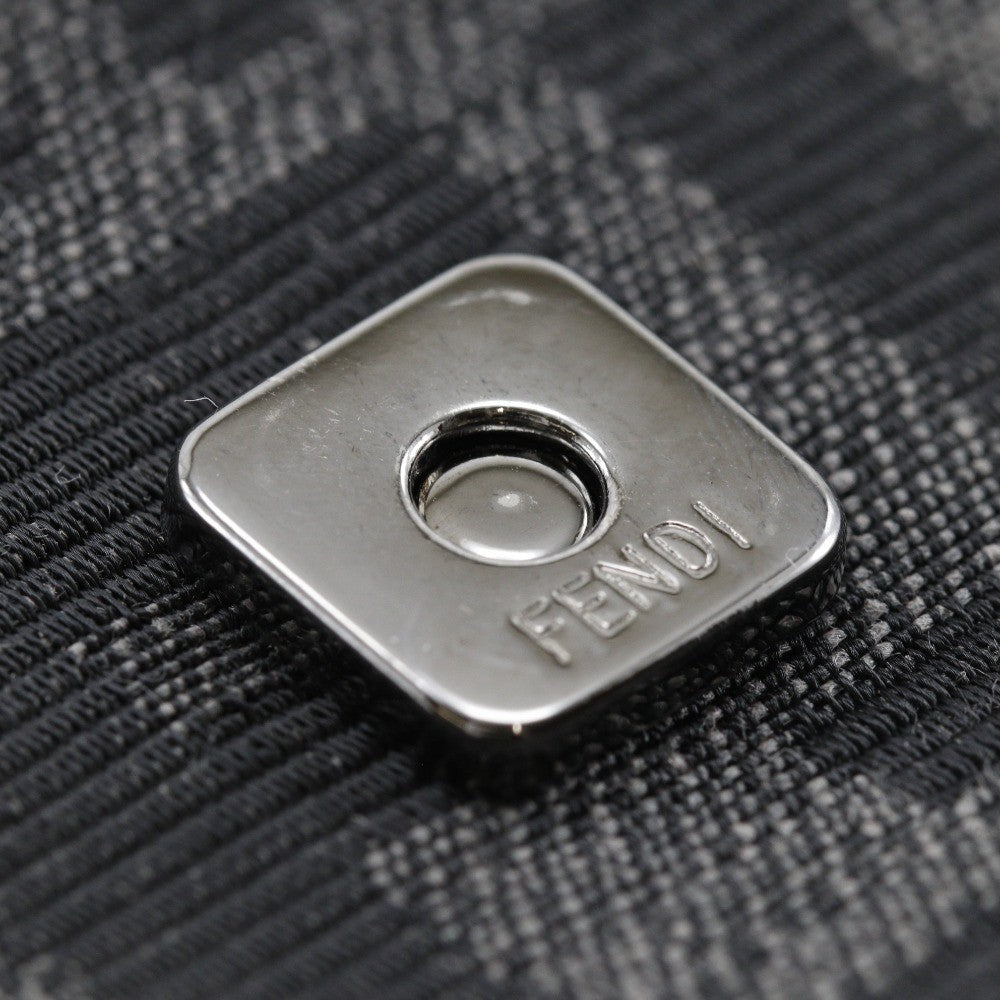 Fendi Baguette Convertible Belt Bag Zucca canvas, BLACK, CANVAS, Crossbody bag