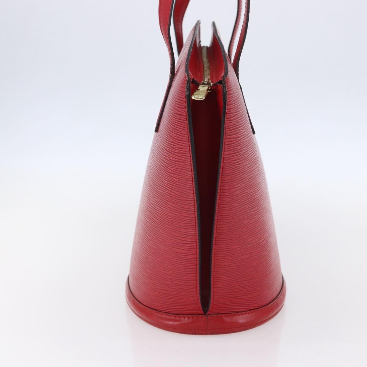 Louis Vuitton Saint Jacques Handbag Epi Leather, RED, LEATHER, Shoulder bag