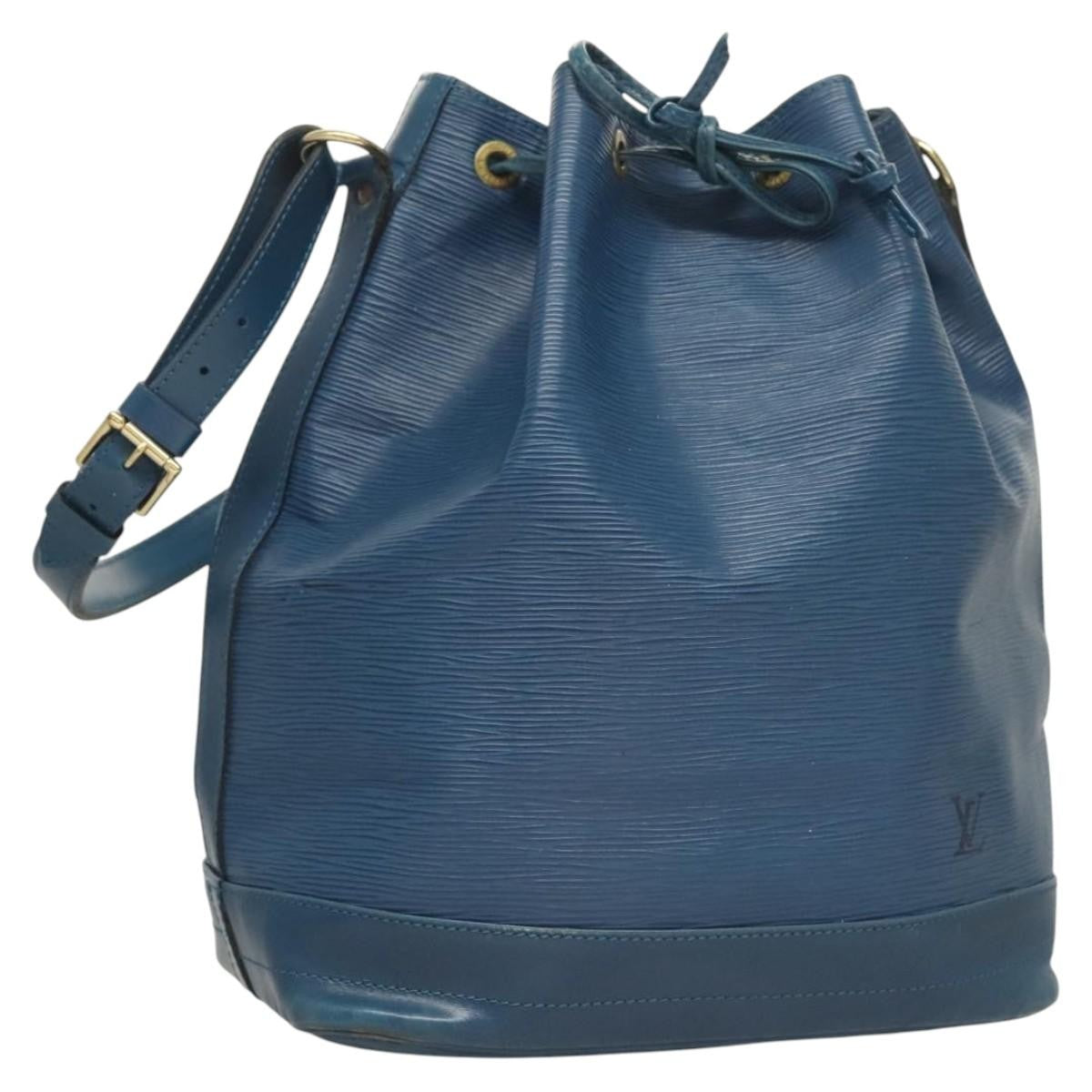 Louis Vuitton Noe Handbag Epi leather, BLUE, LEATHER, Handbag