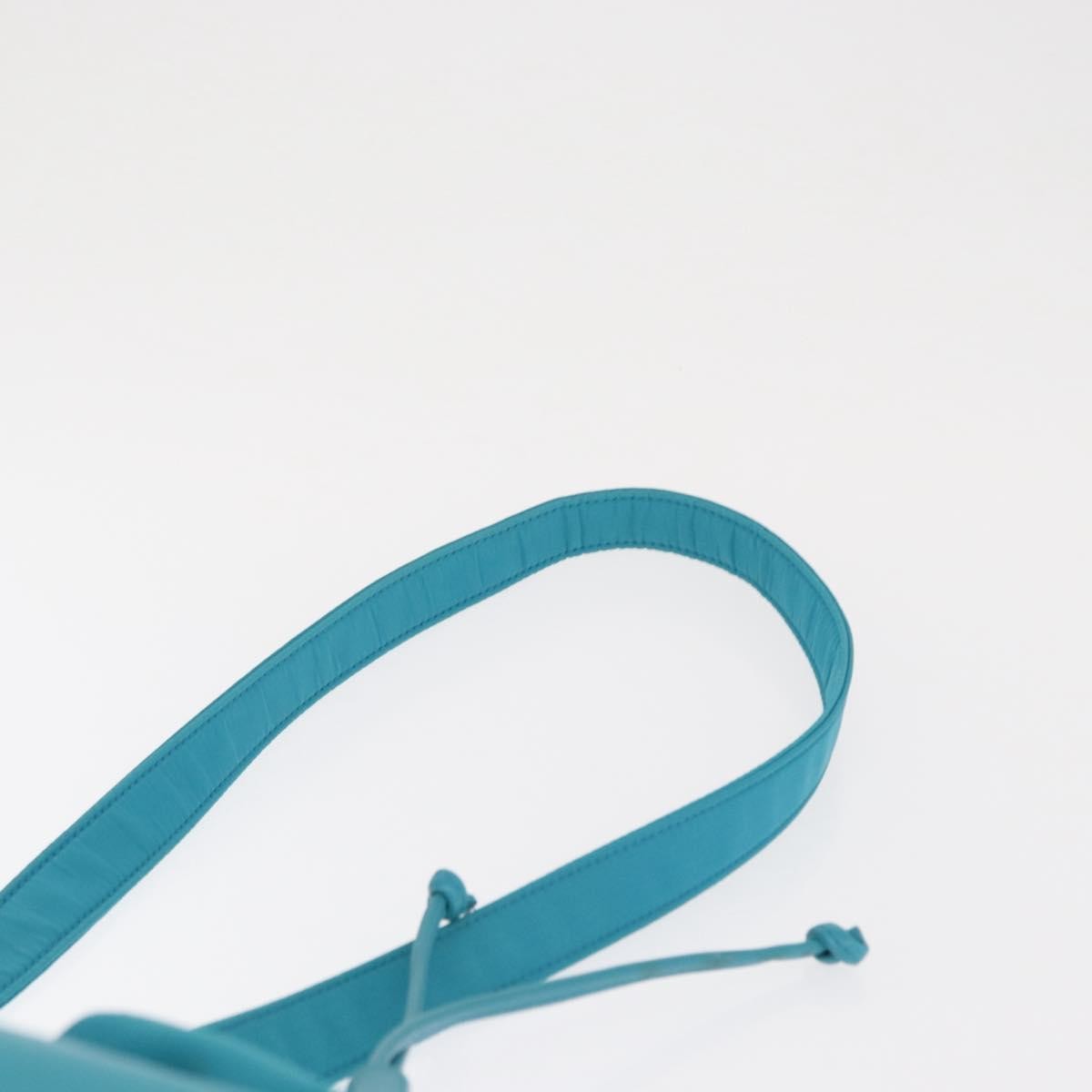 Saint Laurent Vintage Shoulder Bag Nylon, TURQUOISE, NYLON, Shoulder bag
