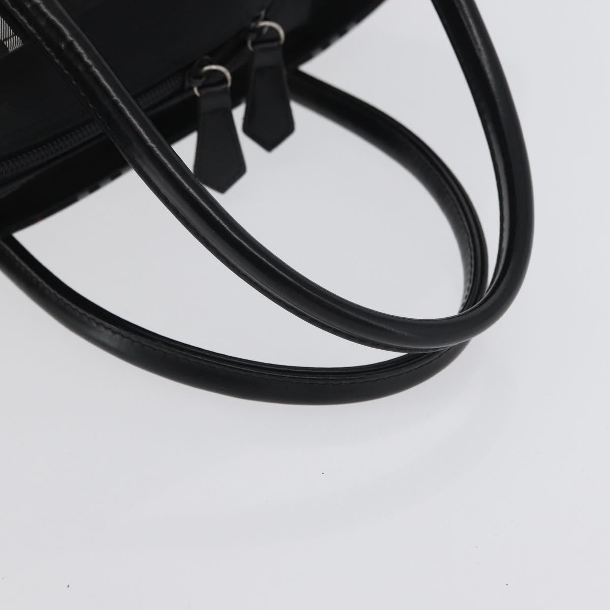 Burberry Nova Check Handbag Nylon, BLACK, NYLON, Handbag