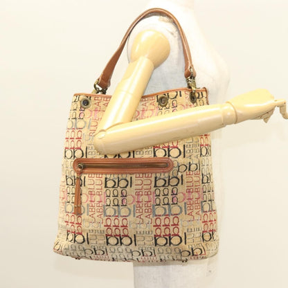 Burberry Blue Label Tote Bag Canvas, BEIGE, CANVAS, Tote bag