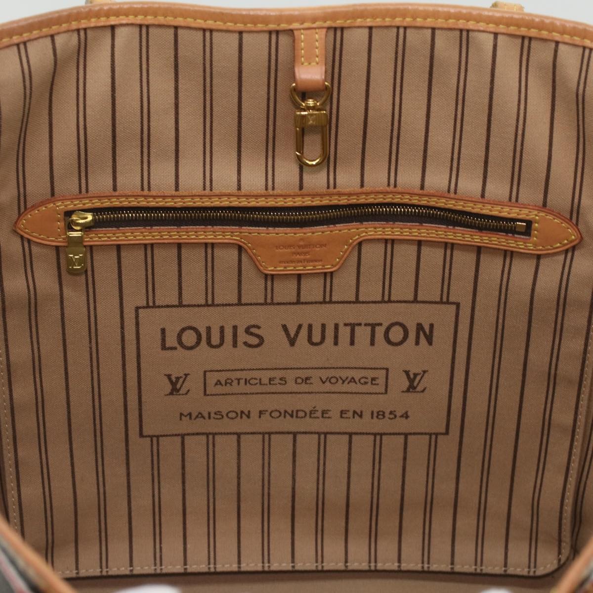 Louis Vuitton Neverfull NM Tote Limited Edition Game On Monogram Canvas, BROWN, CANVAS, Tote bag