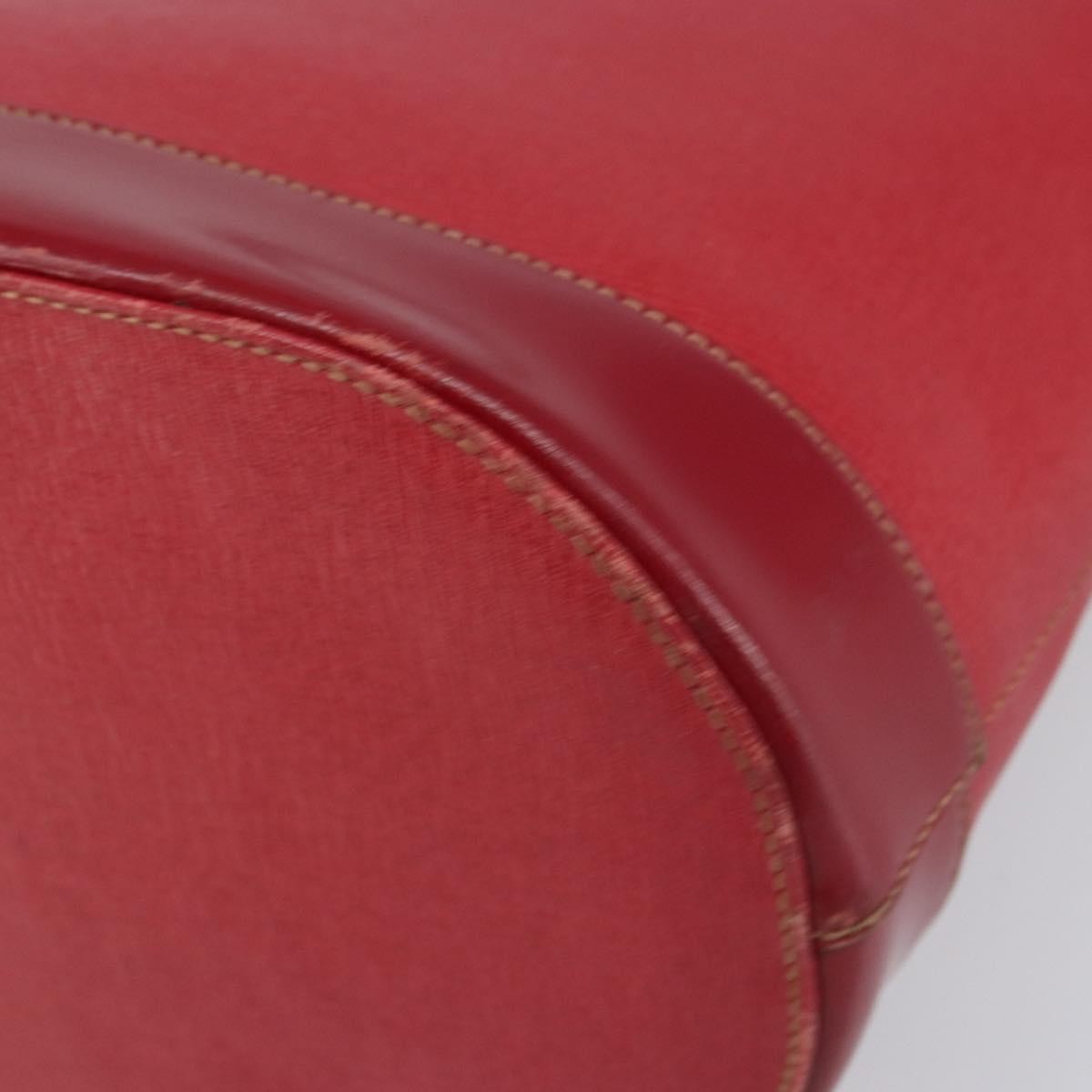 Burberry Vintage tote bag Leather, RED, LEATHER, Tote bag
