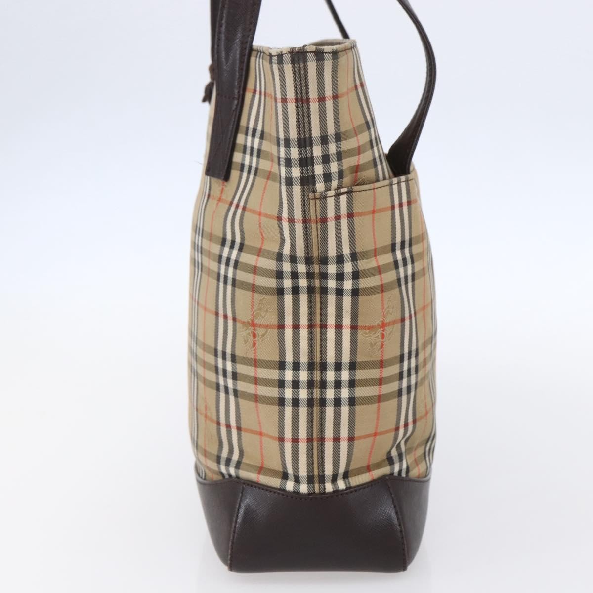 Burberry Vintage tote bag Canvas, BEIGE, CANVAS, Tote bag