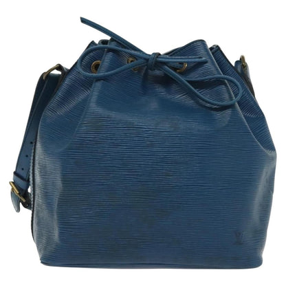 Louis Vuitton Petit Noe Handbag Epi Leather, BLUE, LEATHER, Handbag