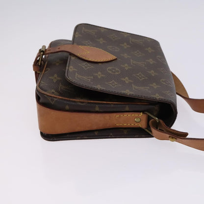 Louis Vuitton Cartouchiere Handbag Monogram Canvas, BROWN, CANVAS, Handbag