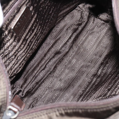 Prada Vintage Zip Tote Tessuto, KHAKI, NYLON, Tote bag