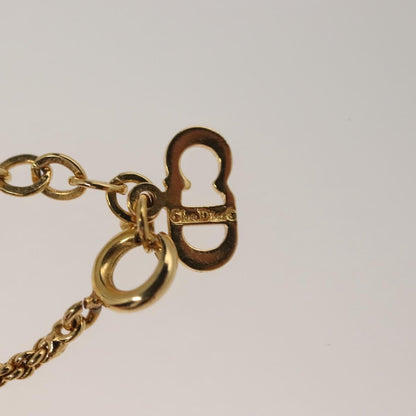 Christian Dior CD Pendant Necklace Gold-plated, GOLD, METAL, Necklace