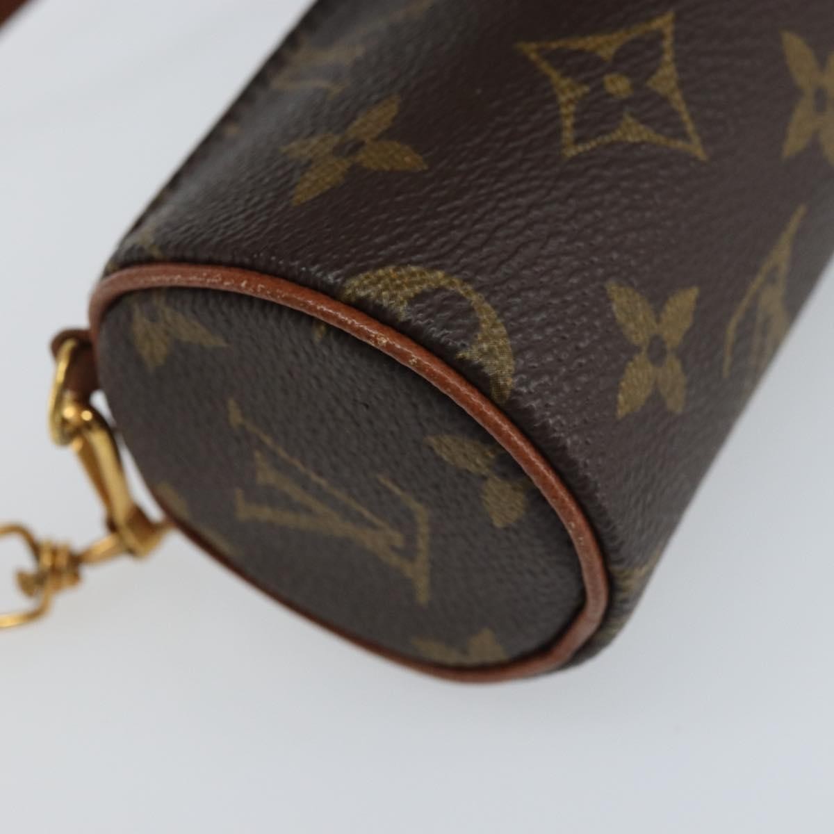 Louis Vuitton Papillon Pochette Monogram Canvas, BROWN, CANVAS, Clutche & pouche