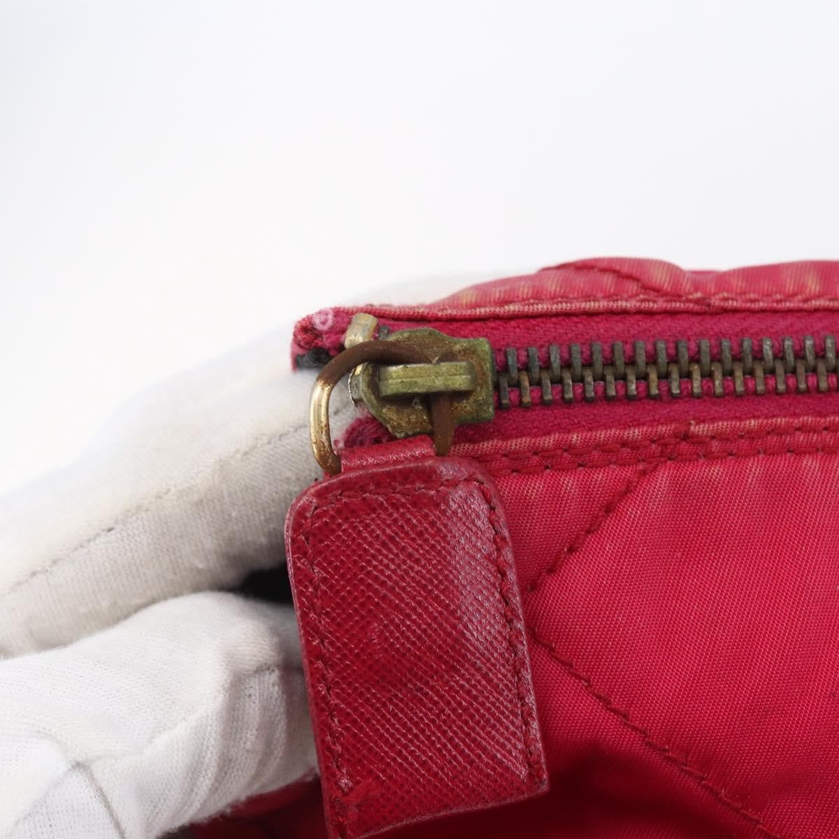 Prada Re-Edition 1995 Chain Tote Quilted Re-Nylon, Pink, Nylon, Shoulder Bag