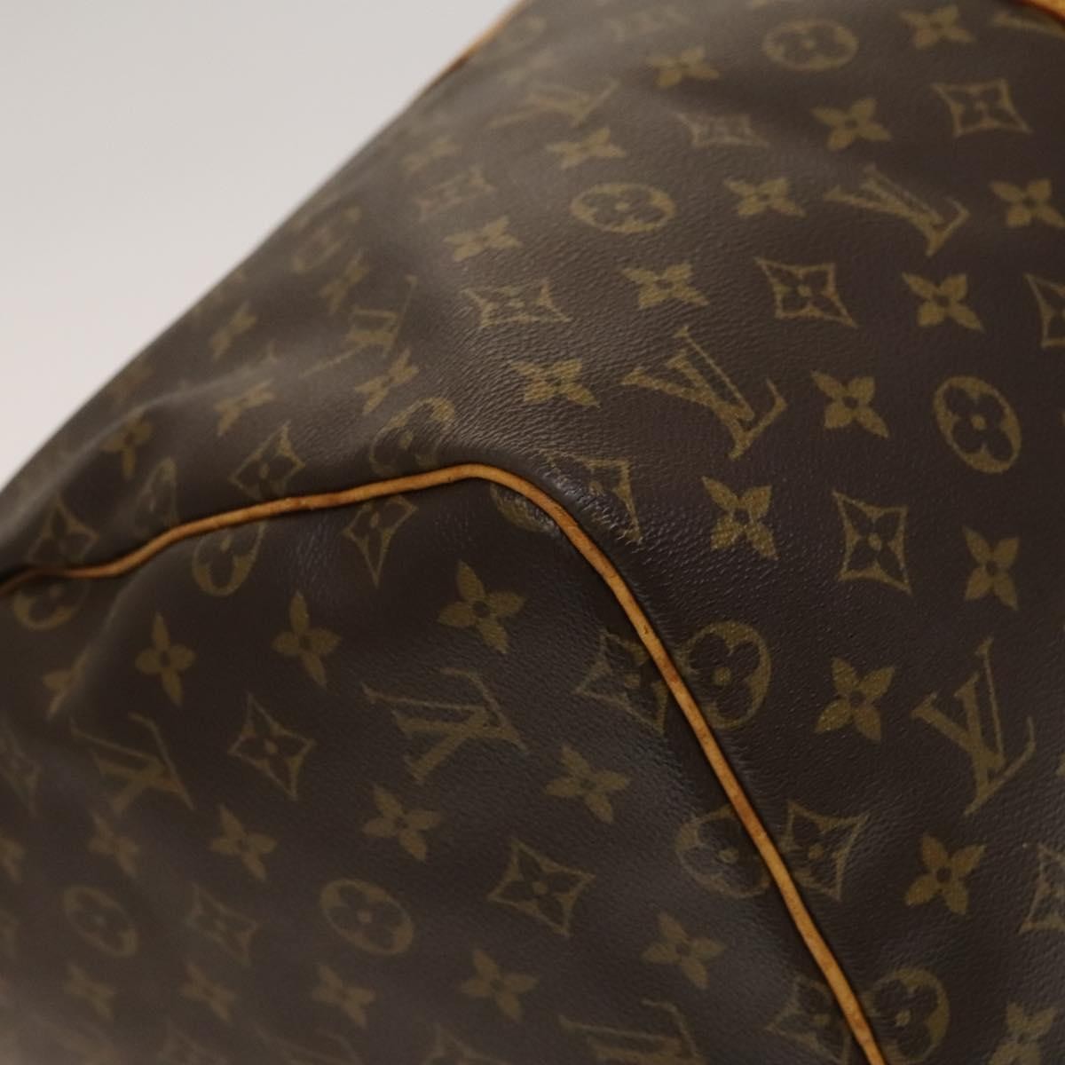 Louis Vuitton Keepall Bag Monogram Canvas, BROWN, CANVAS, Travel bag