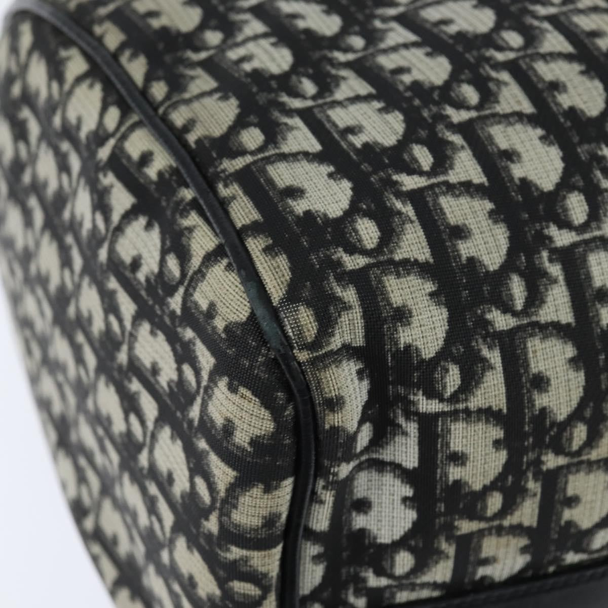 Christian Dior Vintage Trotter Boston Bag Diorissimo Canvas, BLACK, CANVAS, Handbag