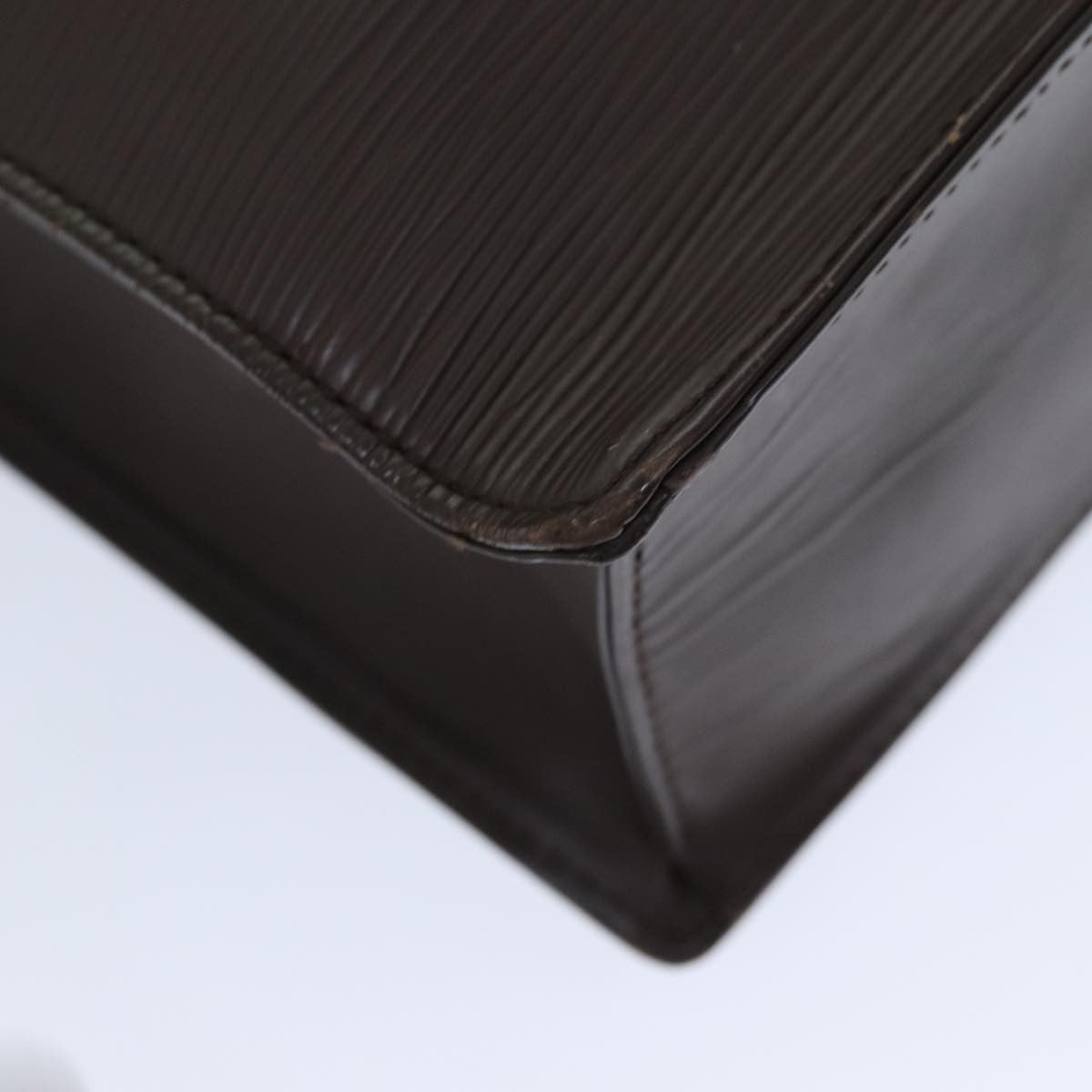 Louis Vuitton Sac Plat Bag Epi Leather, BROWN, LEATHER, Handbag