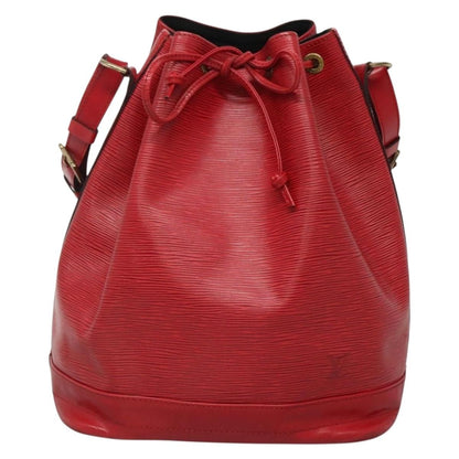 Louis Vuitton Noe Handbag Epi leather, RED, LEATHER, Handbag