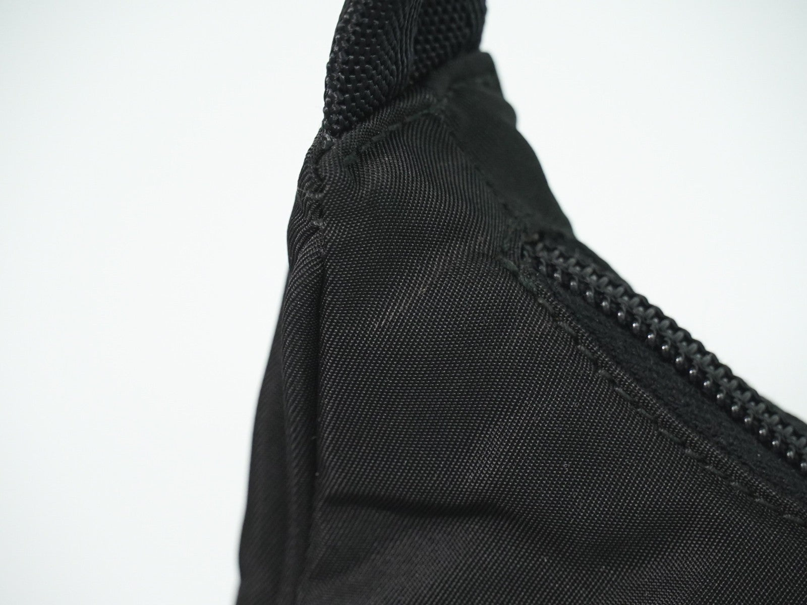 Prada Hobo Tessuto, BLACK, NYLON, Handbag