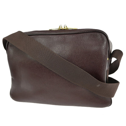 Louis Vuitton Reporter Bag Taiga Leather, PURPLE, LEATHER, Shoulder bag
