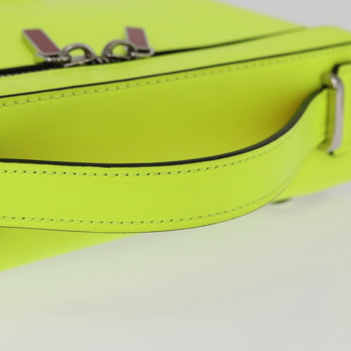 Christian Louboutin Kypipouch Crossbody Bag Leather, Yellow, Leather, Handbag
