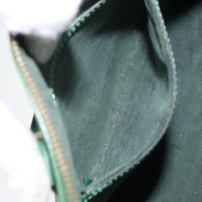 Louis Vuitton Alma Handbag Epi Leather, GREEN, LEATHER, Handbag
