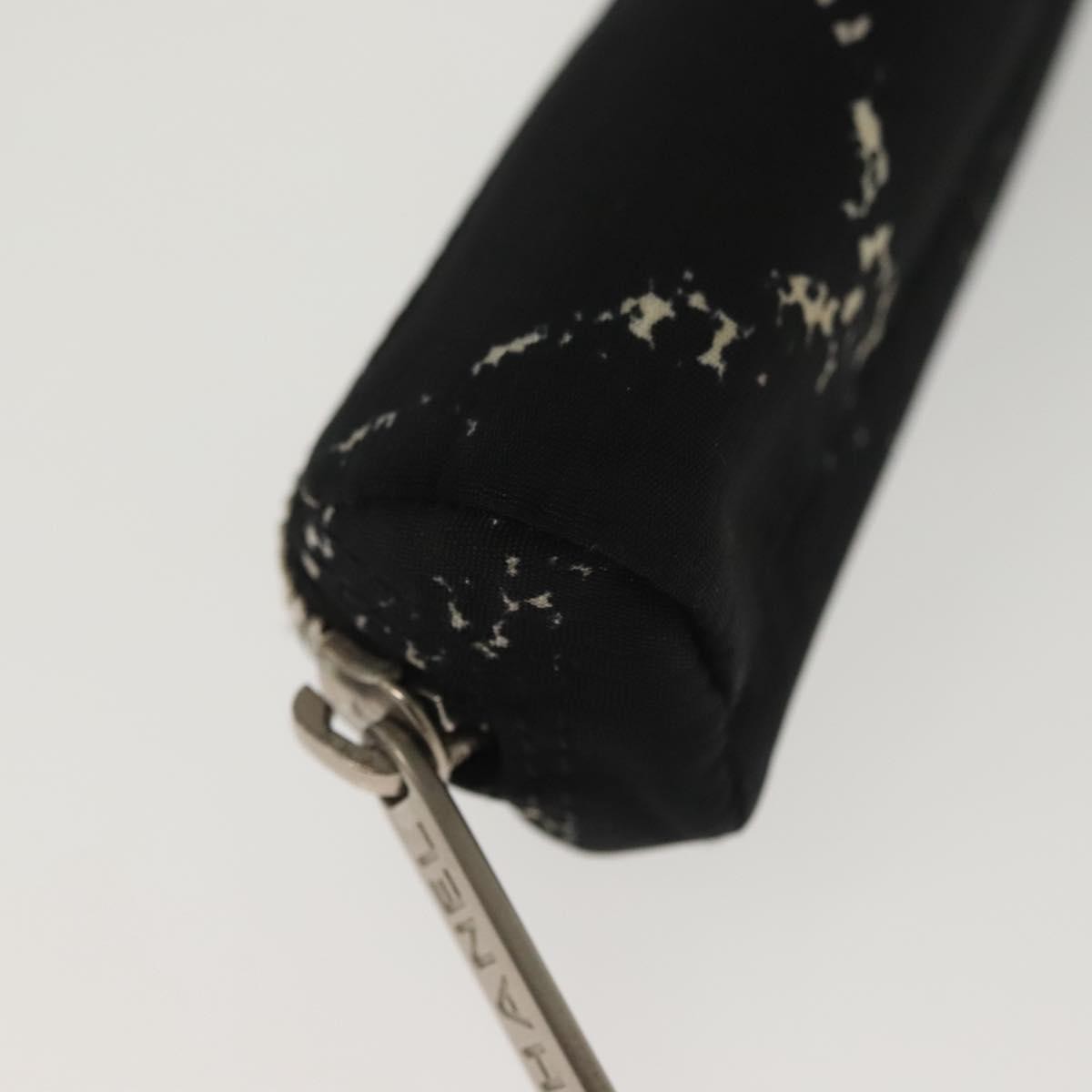 Chanel Travel Line Pen Case Nylon, BLACK, NYLON, Wallets