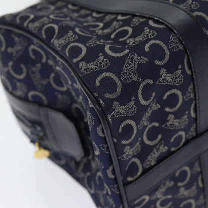 Celine C Sulky Boston bag Canvas, NAVY, CANVAS, Travel bag