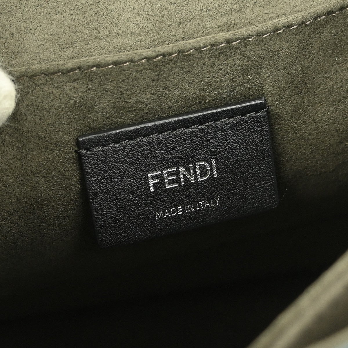 Fendi Flowerland Kan I Bag Embellished Leather, BLUE, LEATHER, Handbag