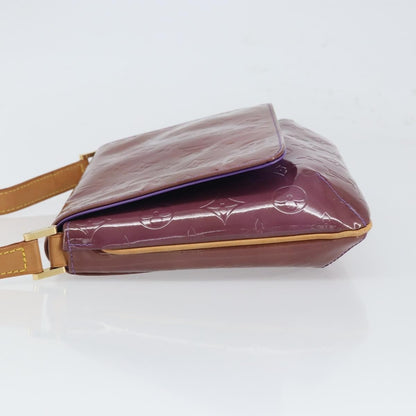 Louis Vuitton Thompson Street Handbag Monogram Vernis, PURPLE, PATENT_LEATHER, Shoulder bag